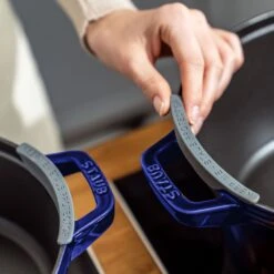 Staub 4 Piece Sapphire Blue Stackable Cast Iron Cookware Set 14 Staub 4 Piece Sapphire Blue Stackable Cast Iron Cookware Set -Zwilling Shop 52324