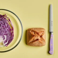 Wusthof Classic 5" Purple Yam Serrated Utility Knife 13 Wusthof Classic 5" Purple Yam Serrated Utility Knife -Zwilling Shop 52755