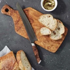 Steelport Carbon Steel 10" Bread Knife With Oregon Maple Magnetic Sheath 23 Steelport Carbon Steel 10" Bread Knife With Oregon Maple Magnetic Sheath -Zwilling Shop 55032