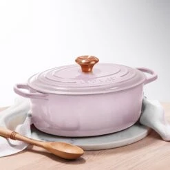Le Creuset Signature Cast Iron 8-quart Shallot Oval Dutch Oven With Copper Knob -Zwilling Shop 55401 69e02326 7ae7 4ffd 96e3 e15bc887ee89