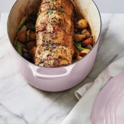 Le Creuset Signature Cast Iron 8-quart Shallot Oval Dutch Oven With Copper Knob -Zwilling Shop 55404