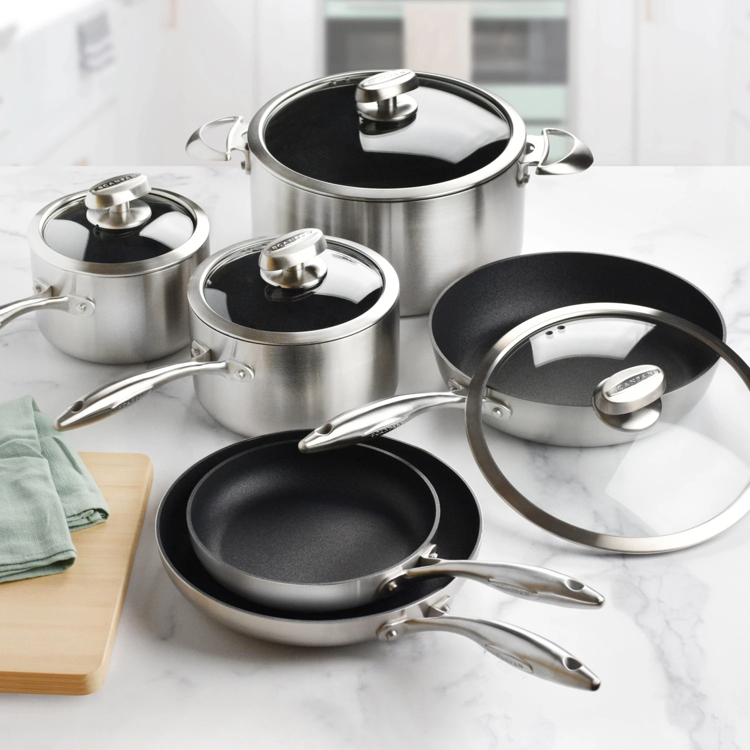 Scanpan CX+ 10 Piece Stainless Steel Nonstick Cookware Set 3 Scanpan CX+ 10 Piece Stainless Steel Nonstick Cookware Set