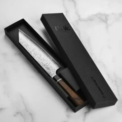 Senzo Black Damascus 8" Kiritsuke Knife -Zwilling Shop 56482