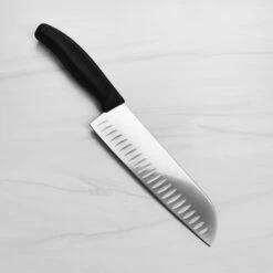 Victorinox Swiss Classic 7" Hollow Edge Santoku Knife -Zwilling Shop 56990