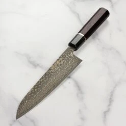 Saji Black Gold Damascus 8.25" Gyuto -Zwilling Shop 57285
