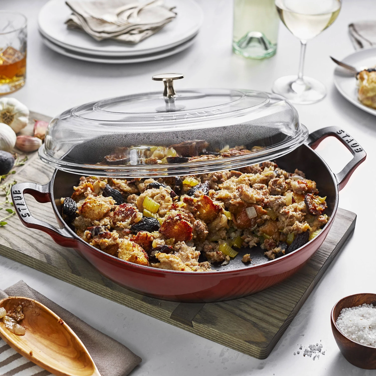 Staub 3.5-quart Grenadine Braiser With Glass Lid 8 Staub 3.5-quart Grenadine Braiser With Glass Lid - Image 6