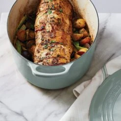 Le Creuset Signature Cast Iron 6.75-quart Sea Salt Oval Dutch Oven -Zwilling Shop 5 bcbf4313 36b8 4665 a964 41d78099e34d