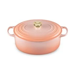 Le Creuset Signature Cast Iron 6.75-quart Peche Oval Dutch Oven