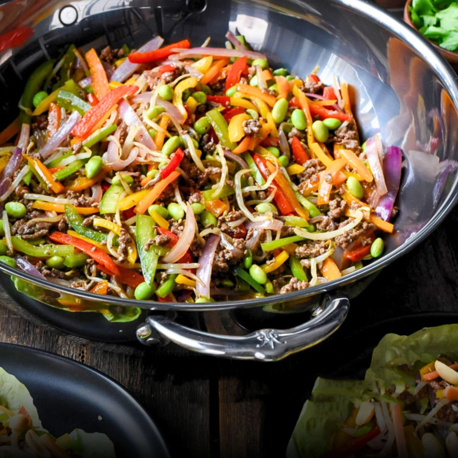 Hestan NanoBond 14" Titanium Stainless Steel Chef's Pan - Image 7