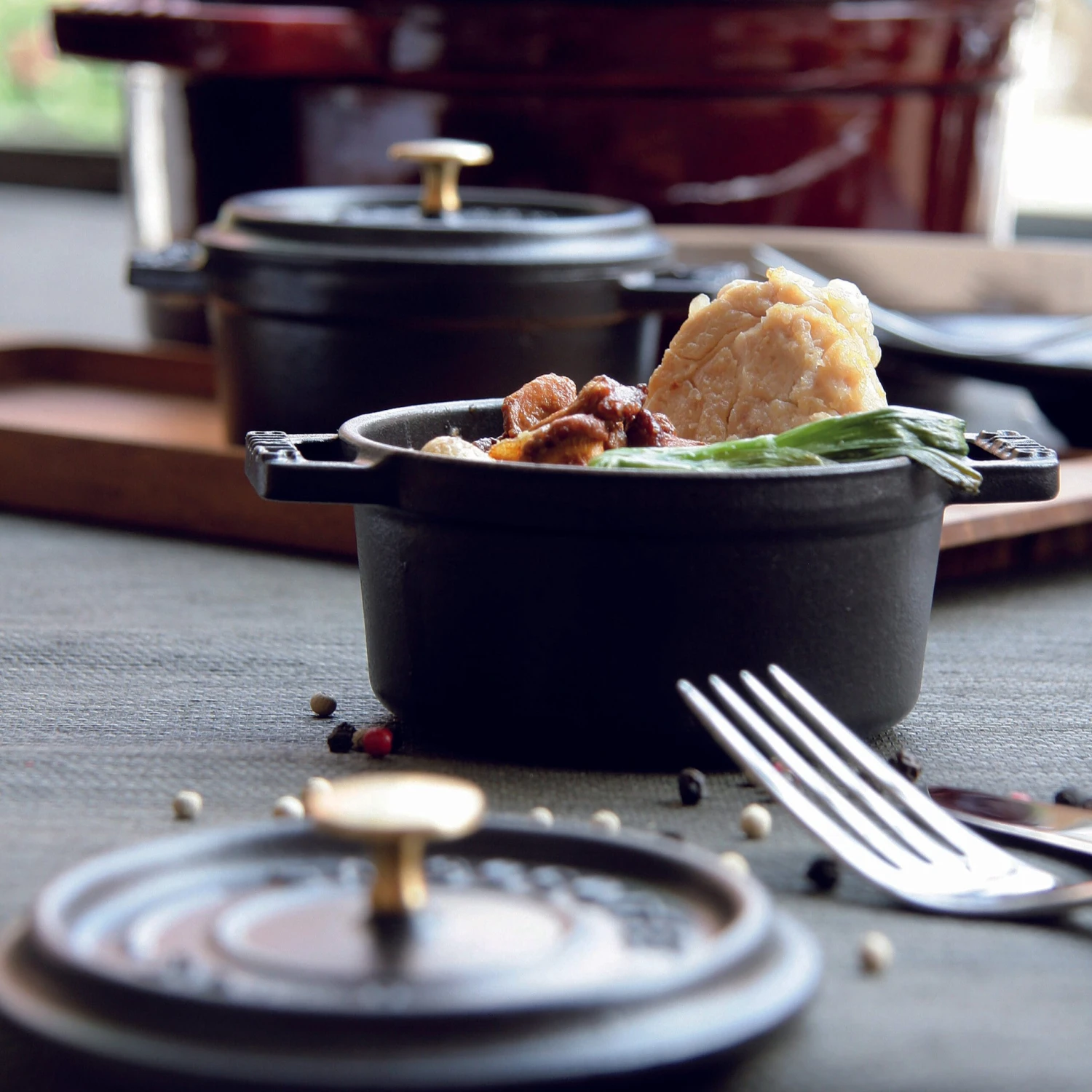 Staub 0.25-quart Matte Black Mini Round Dutch Oven 7 Staub 0.25-quart Matte Black Mini Round Dutch Oven - Image 5