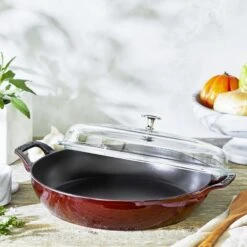 Staub 3.5-quart Grenadine Braiser With Glass Lid 11 Staub 3.5-quart Grenadine Braiser With Glass Lid -Zwilling Shop 6 fddaed45 7138 47d2 a6d0 dc1a2f609417