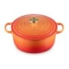 Le Creuset Signature Cast Iron 7.25-quart Flamme Doree Round Dutch Oven