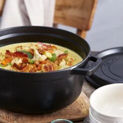 Staub 5.5-quart Matte Black Round Dutch Oven -Zwilling Shop 750033443