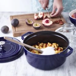 Staub 5.5-quart Sapphire Blue Round Dutch Oven -Zwilling Shop 750036209 56c327a3 a4b0 4561 9b59 f6eccb23d7c9