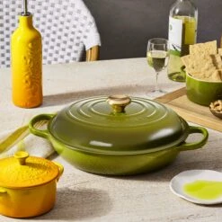 Le Creuset Signature Cast Iron 3.5-quart Olive Braiser -Zwilling Shop 7 075d8352 0f14 45cc b1f8 50e93ca3bb5d