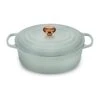 Le Creuset Signature Cast Iron 8-quart Sea Salt Oval Dutch Oven With Copper Knob -Zwilling Shop 8 quartSeaSaltOvalDutchOvenwithCopperKnob