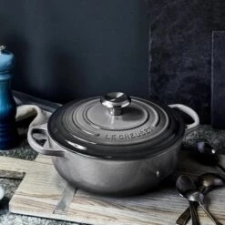 Le Creuset Signature Cast Iron 3.5-quart Oyster Sauteuse Dutch Oven -Zwilling Shop 81GRMU7jUML. AC SL1500