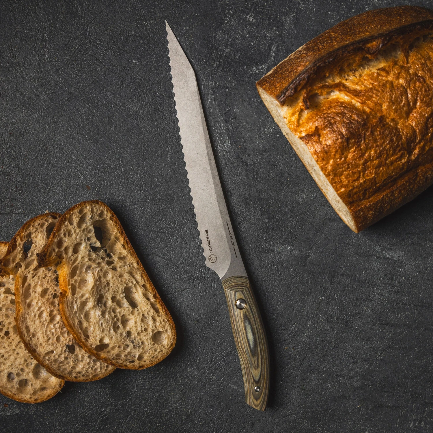 Messermeister Carbon 5 Piece Magnetic Knife Block Set 9 Messermeister Carbon 5 Piece Magnetic Knife Block Set - Image 7