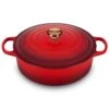 Le Creuset Signature Cast Iron 6.75-quart Cerise Round Wide Dutch Oven With Copper Knob 2 Le Creuset Signature Cast Iron 6.75-quart Cerise Round Wide Dutch Oven With Copper Knob -Zwilling Shop CherryRedRoundWideDutchOven