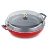 Staub 3.5-quart Cherry Red Braiser With Glass Lid 1 Staub 3.5-quart Cherry Red Braiser With Glass Lid -Zwilling Shop CherryRed 3d2ba64b 905d 449e b5af 279c3f1651f0