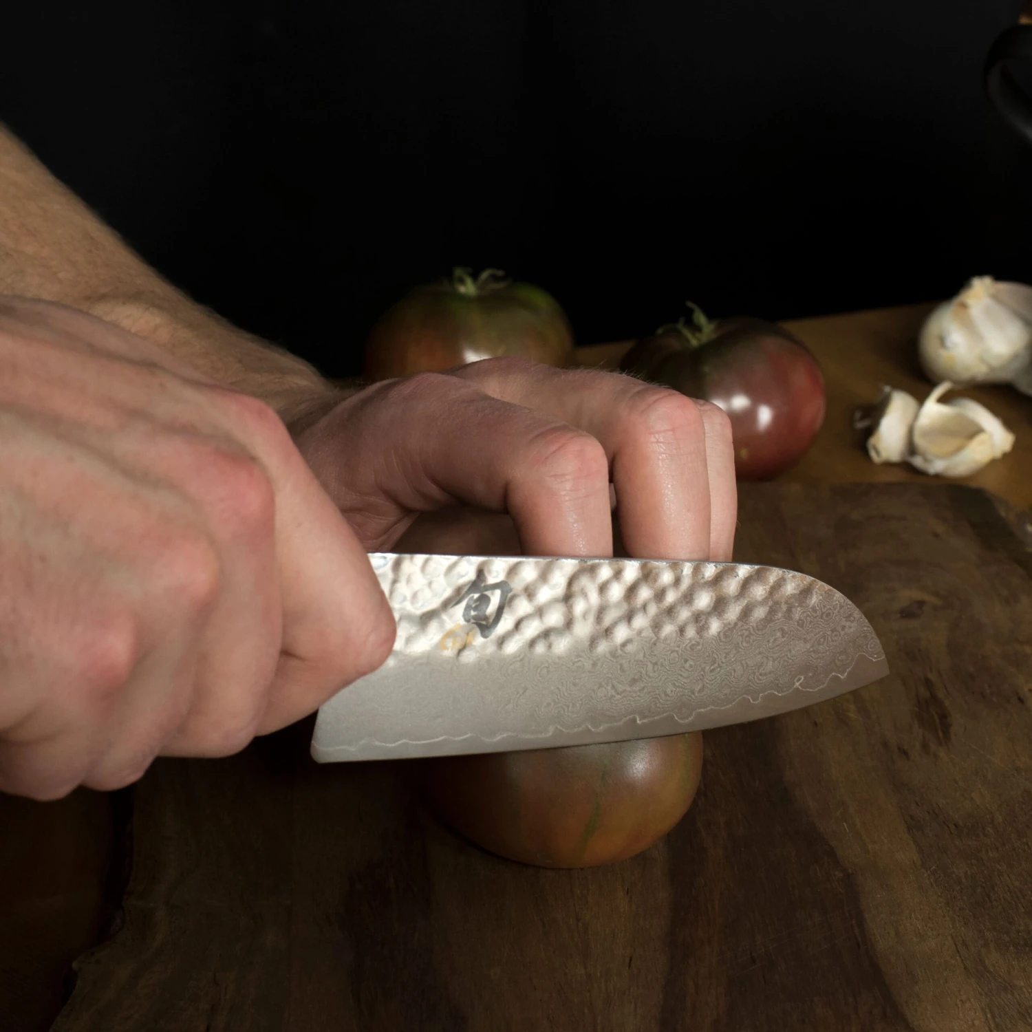 Shun Premier Blonde 5.5" Santoku Knife 5 Shun Premier Blonde 5.5" Santoku Knife - Image 3