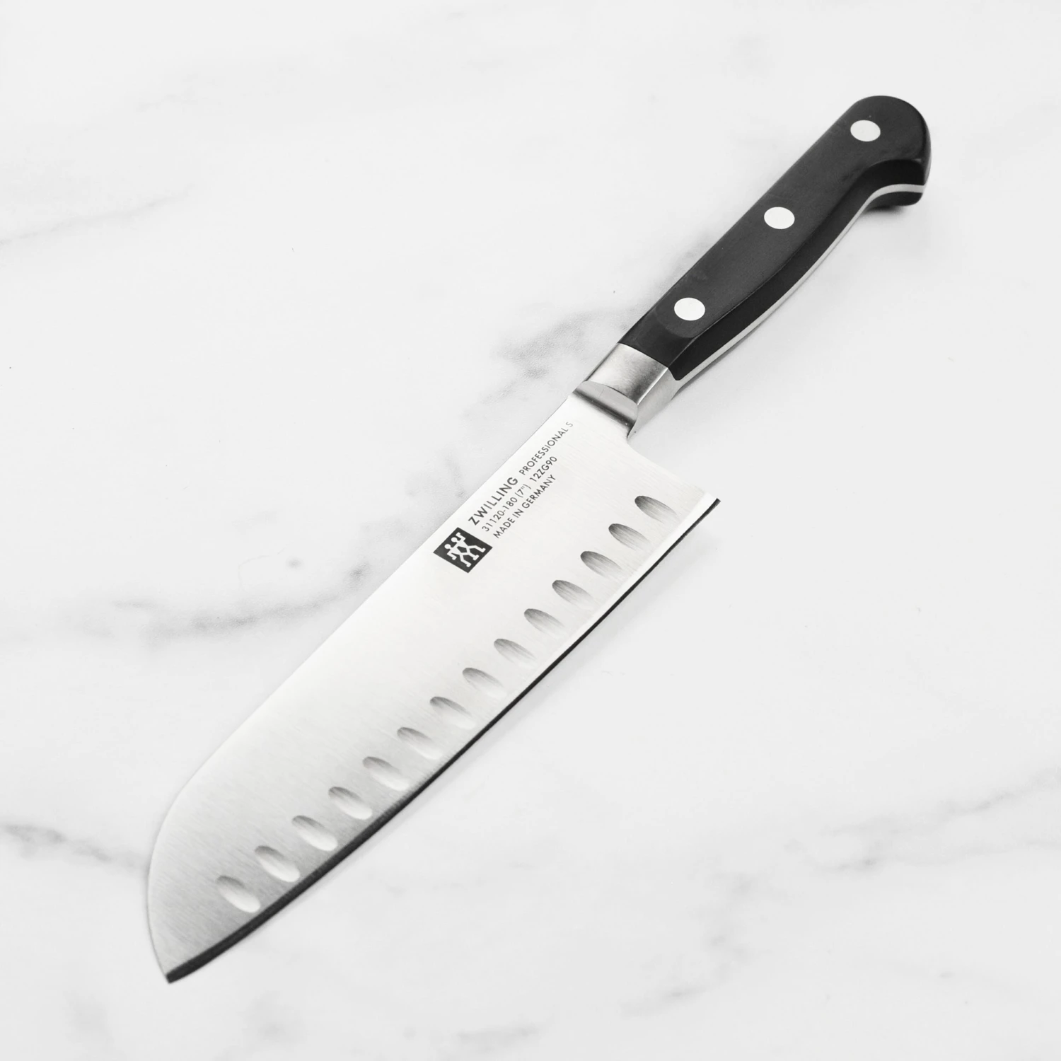 Zwilling Professional S 7" Hollow Edge Santoku Knife 3 Zwilling Professional S 7" Hollow Edge Santoku Knife