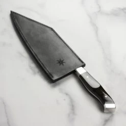 Town Cutler Carbon Pommel 7.5" Chopper With Leather Sheath 14 Town Cutler Carbon Pommel 7.5" Chopper With Leather Sheath -Zwilling Shop DSC 0621