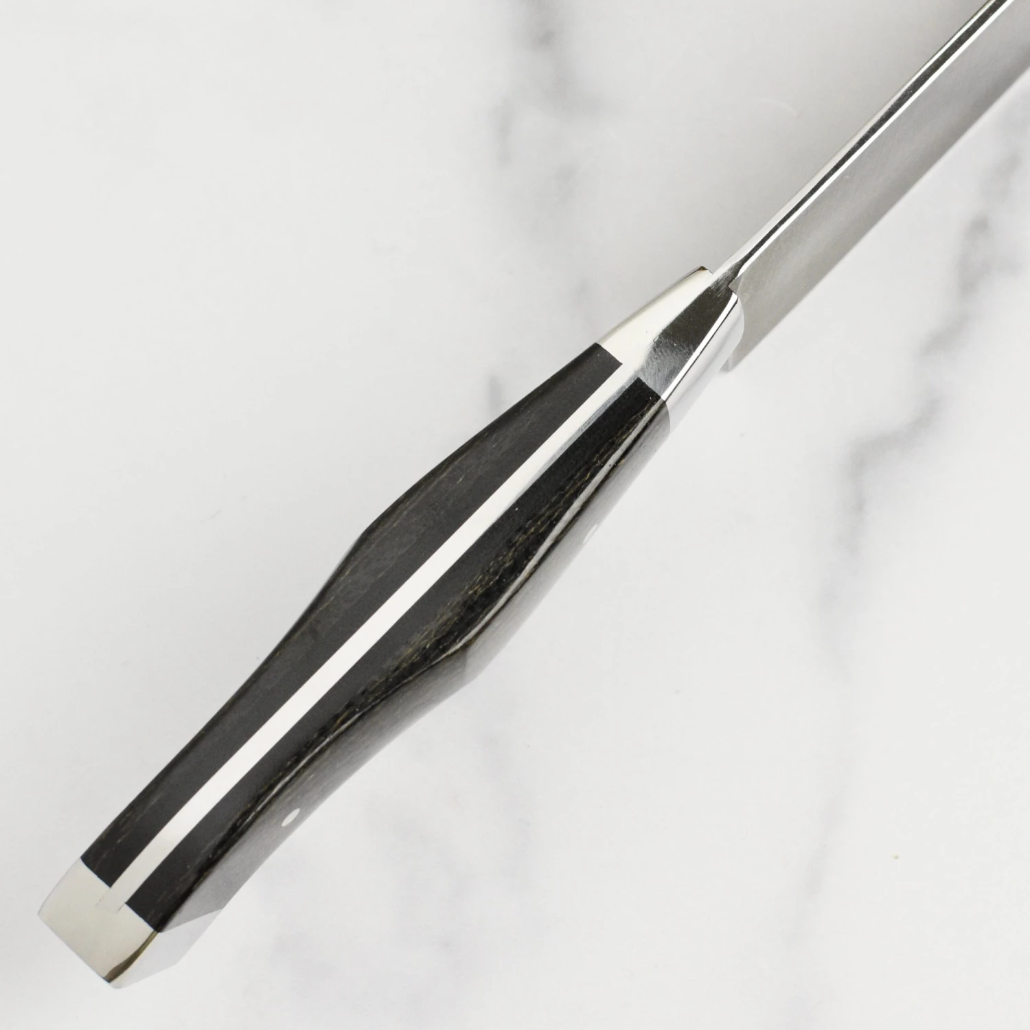 Town Cutler Carbon Pommel 7.5" Chopper With Leather Sheath 5 Town Cutler Carbon Pommel 7.5" Chopper With Leather Sheath - Image 3