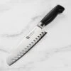 Zwilling Four Star 7" Hollow Edge Santoku Knife -Zwilling Shop DSC 0696 3ec0d17c e7ca 4620 b18e 70827286ea75