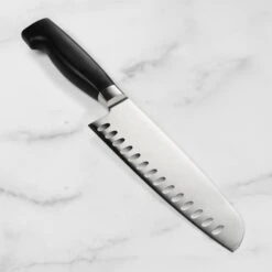 Zwilling Four Star 7" Hollow Edge Santoku Knife -Zwilling Shop DSC 0697