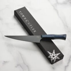 Town Cutler EXo Blue 6" Utility Knife -Zwilling Shop DSC 0744