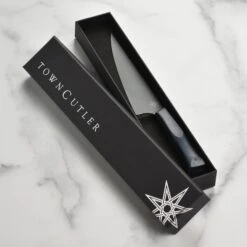 Town Cutler EXo Blue 6" Utility Knife -Zwilling Shop DSC 0745