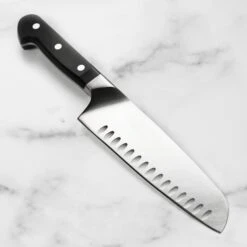 Zwilling Pro 7" Hollow Edge Santoku Knife -Zwilling Shop DSC 09365