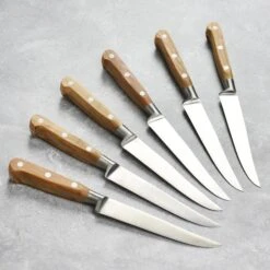 K Sabatier Olive Wood 6 Piece Steak Knife Set 15 K Sabatier Olive Wood 6 Piece Steak Knife Set -Zwilling Shop DSC 1041 d547fdcd 0aa8 40f6 ac46 2557efbf4fe0