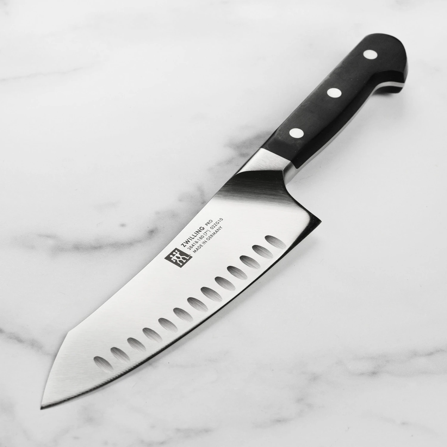 Zwilling Pro 7" Hollow Edge Rocking Santoku Knife 3 Zwilling Pro 7" Hollow Edge Rocking Santoku Knife