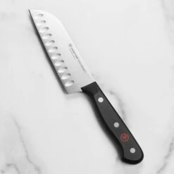 Wusthof Gourmet 5" Hollow Edge Santoku Knife -Zwilling Shop DSC 1212