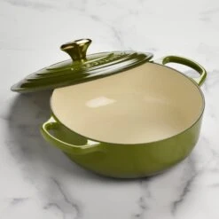 Le Creuset Signature Cast Iron 3.5-quart Olive Sauteuse Dutch Oven -Zwilling Shop DSC 1473 1