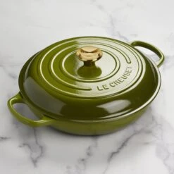 Le Creuset Signature Cast Iron 3.5-quart Olive Braiser -Zwilling Shop DSC 1483 1