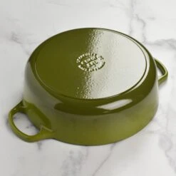 Le Creuset Signature Cast Iron 6.75-quart Olive Round Wide Dutch Oven -Zwilling Shop DSC 1492 1