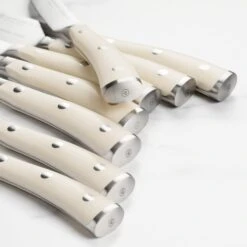 Wusthof Classic Ikon Creme 8 Piece Steak Knife Set With Wood Case -Zwilling Shop DSC 1549