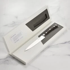 Wusthof Ikon Blackwood 6" Utility Knife -Zwilling Shop DSC 1560