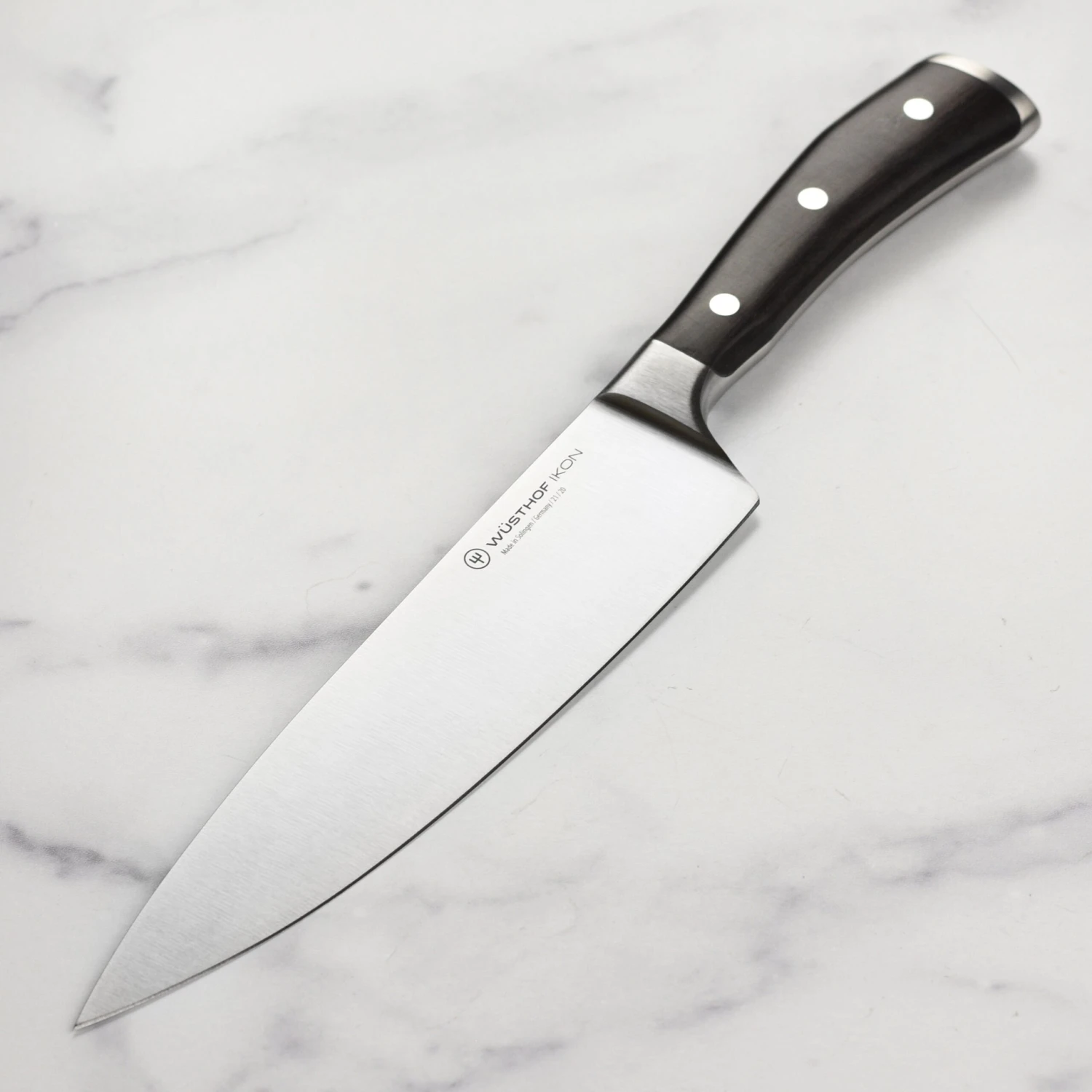 Wusthof Ikon Blackwood 8" Chef's Knife 3 Wusthof Ikon Blackwood 8" Chef's Knife