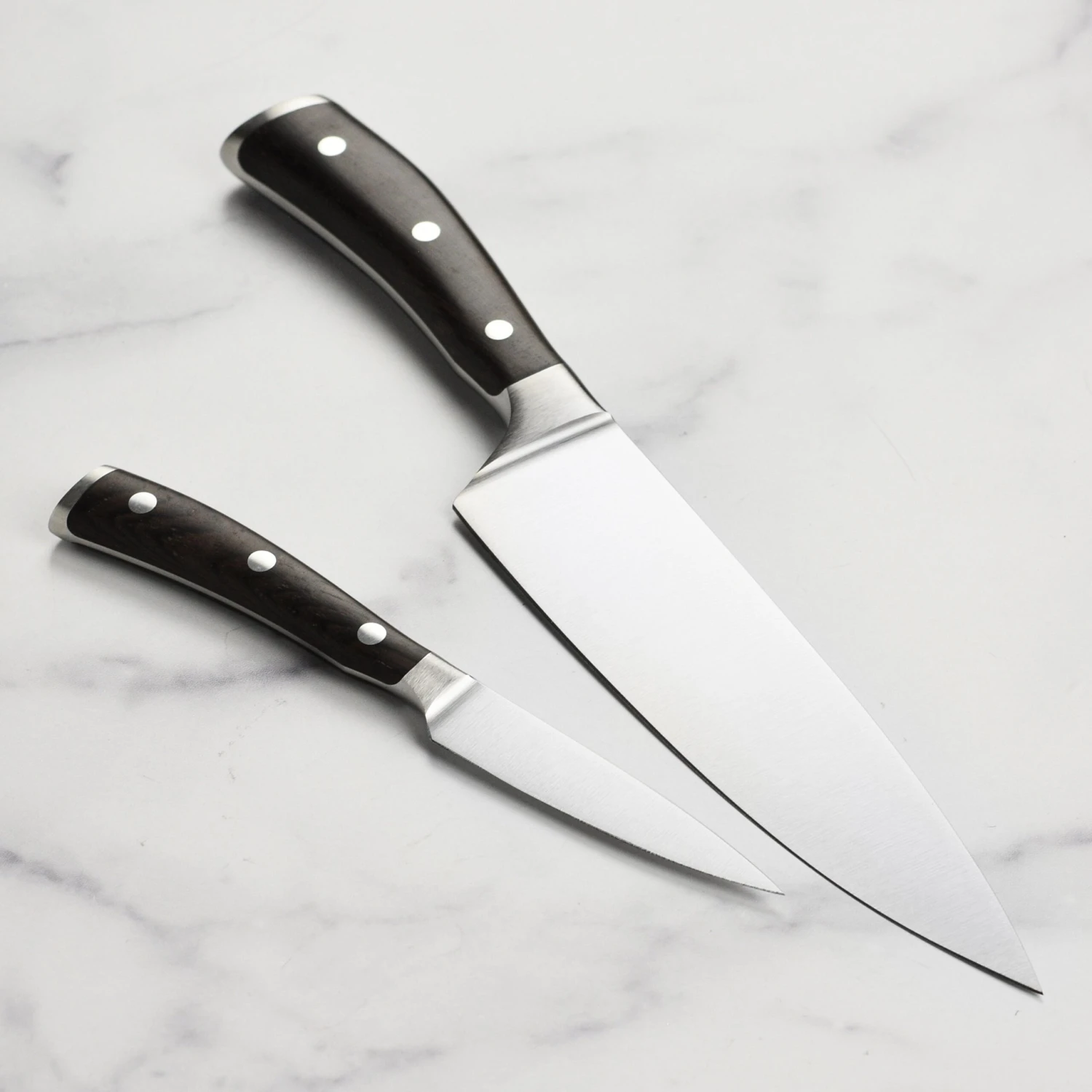 Wusthof Ikon Blackwood 2 Piece Chef's & Paring Knife Set 8 Wusthof Ikon Blackwood 2 Piece Chef's & Paring Knife Set - Image 6