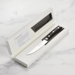 Wusthof Ikon Blackwood 4.5" Steak Knife -Zwilling Shop DSC 1641