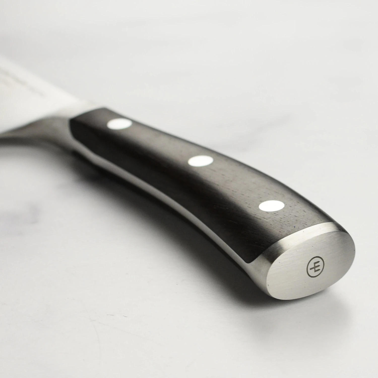 Wusthof Ikon Blackwood 7" Hollow Edge Santoku Knife 4 Wusthof Ikon Blackwood 7" Hollow Edge Santoku Knife - Image 2