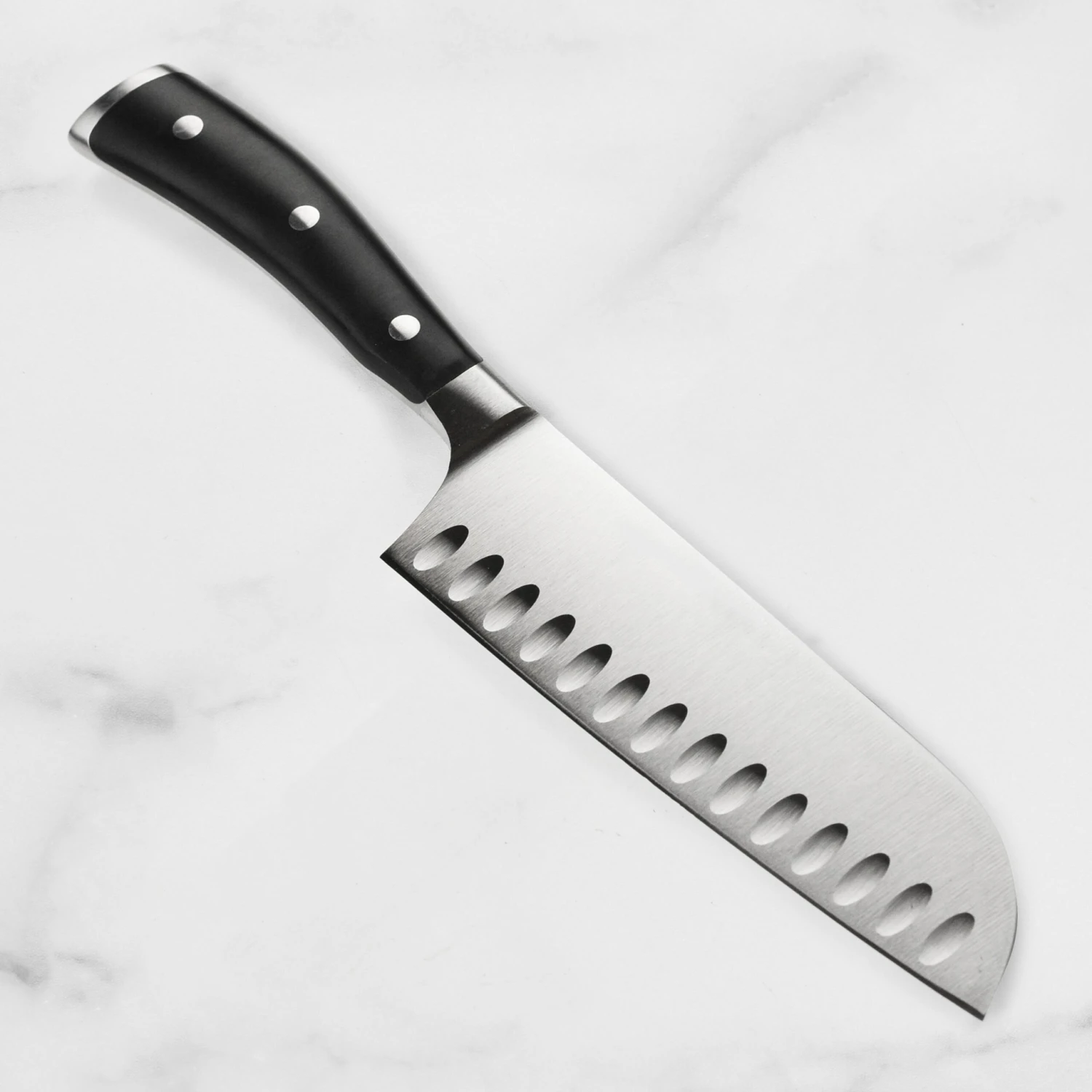 Wusthof Classic Ikon 7" Hollow Edge Santoku Knife 7 Wusthof Classic Ikon 7" Hollow Edge Santoku Knife - Image 5