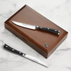 Wusthof Classic Ikon 6 Piece Steak Knife Set With Wood Case 13 Wusthof Classic Ikon 6 Piece Steak Knife Set With Wood Case -Zwilling Shop DSC 1805