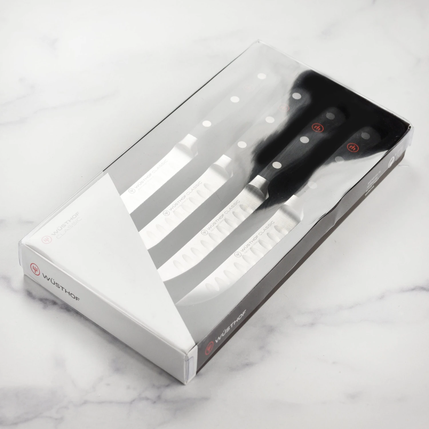 Wusthof Classic 4 Piece Hollow Edge Steak Knife Set 8 Wusthof Classic 4 Piece Hollow Edge Steak Knife Set - Image 6