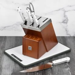 Zwilling Pro Le Blanc 7 Piece Self-Sharpening Knife Block Set -Zwilling Shop DSC 2399