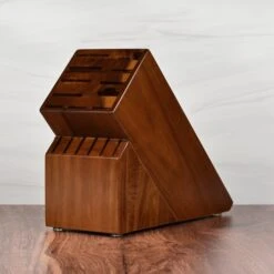 Yaxell Super Gou SG2 16 Piece Acacia Knife Block Set -Zwilling Shop DSC 2549